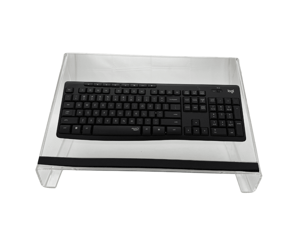 Acrylic document & keyboard riser - Image 2