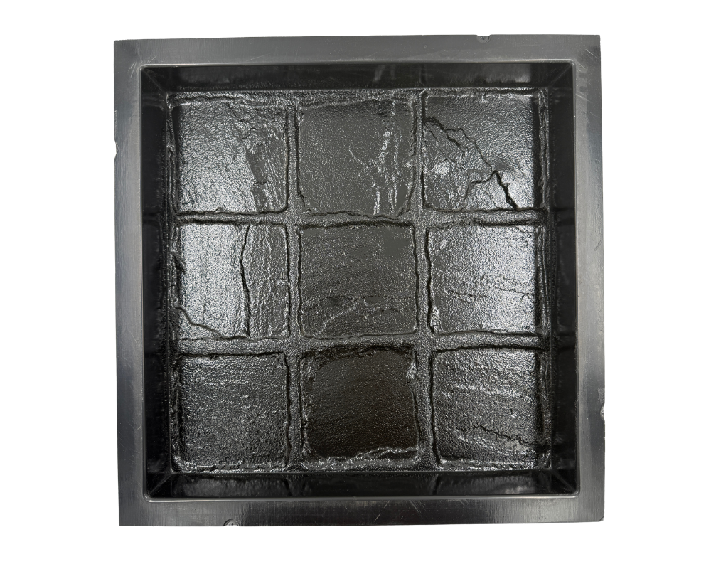 Cobblestone Paver Mould - ABS Black | 400 x 400 x 60